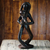 Wood sculpture, 'Adam and Eve' - Hand-Carved Abstract Romantic Wood Sculpture from Ghana thumbail