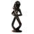 Wood sculpture, 'Adam and Eve' - Hand-Carved Abstract Romantic Wood Sculpture from Ghana (image 2a) thumbail