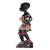 Wood wall sculpture, 'Male Dipo Dancer' - Sese Wood Wall Sculpture of a Male Dipo Dancer from Ghana