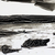 'The Giant Wave at the Sea' - Signed Nautical Painting in Black and White from Ghana (image 2b) thumbail