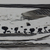 'Fading Faith Between Waters' - Signed Black and White Seascape Painting from Ghana (image 2b) thumbail