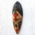 African wood mask, 'Medo' - Rustic African Wood and Aluminum Mask from Ghana (image 2b) thumbail