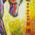 'Majestic African Horse' - African Horse Expressionist Painting from Ghana (image 2c) thumbail