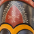African wood mask, 'Face of Greatness' - Colorful Aluminum Accented African Wood Mask from Ghana (image 2d) thumbail