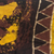 Camino de mesa batik de algodón - Camino de mesa con pez batik de algodón pintado a mano de Ghana