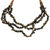 Soapstone and bauxite beaded strand necklace, 'African Love' - Soapstone and Bauxite Beaded Strand Necklace from Ghana