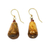 Soapstone and bauxite dangle earrings, 'Africa Drops' - Teardrop Soapstone and Bauxite Dangle Earrings from Ghana thumbail