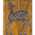 Cotton wall hanging, 'Spotted Deer' - Hand-Painted Deer-Themed Cotton Wall Hanging from Ghana thumbail