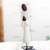 Holzskulptur - Halbgestresste Maria-Skulptur aus Sese-Holz aus Ghana