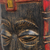 Afrikanische Holzmaske - Afrikanische Holzmaske eines römischen Priesters aus Ghana