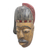 Afrikanische Holzmaske, „British Chief“ – Afrikanische Holzmaske eines britischen Kolonialherrn aus Ghana