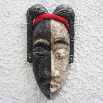 Afrikanische Holzmaske - Afrikanische Holzmaske von Yaa Asantewaa aus Ghana