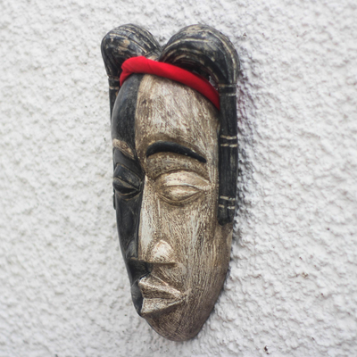 Afrikanische Holzmaske - Afrikanische Holzmaske von Yaa Asantewaa aus Ghana