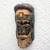 African wood mask, 'Roman Priest' - African Wood Roman Priest Mask from Ghana (image 2b) thumbail