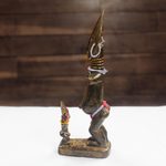 Wood sculpture, 'Akuabas' - Rustic Sese Wood Fertility Doll Sculpture from Ghana