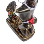 Wood sculpture, 'Akuabas' - Rustic Sese Wood Fertility Doll Sculpture from Ghana