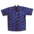 Baumwollhemd für Herren - Bedrucktes Baumwollhemd für Herren mit Garnmotiv aus Ghana