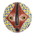 Máscara de madera africana - Colorida máscara de madera africana elaborada en Ghana