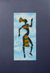 'Kpanlogo Dance I' - Painting of a Dancing Woman in a Colorful Cotton Dress thumbail