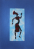 'Kpanlogo Dance II' - Painting of a Dancing Woman in a Red Cotton Dress from Ghana thumbail