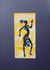 'Kpanlogo Dance Yellow I' - Signiertes Gemälde einer tanzenden Frau in einem blauen Baumwollkleid
