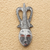 African wood mask, 'Queen of the Heart' - Distressed African Sese Wood Mask from Ghana (image 2) thumbail