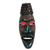 Mas aus afrikanischem Holz - Afrikanische Maske aus blauem Sese-Holz und Aluminium aus Ghana