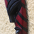 African wood mask, 'Ahoufe Stripes' - African Wood Mask with Red Stripes from Ghana (image 2c) thumbail