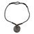 Wood beaded pendant necklace, 'Brilliant Light' - Wood Pendant Necklace Hand Crafted in Ghana (image 2c) thumbail