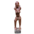 Escultura de madera - Escultura rústica de forma femenina de madera de Sese de Ghana