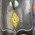 African wood mask, 'Suumo Bird' - Bird-Themed African Wood Mask in Grey from Ghana (image 2d) thumbail