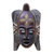 African wood mask, 'Puno Festivity' - Puno Tribe African Wood Mask from Ghana (image 2a) thumbail