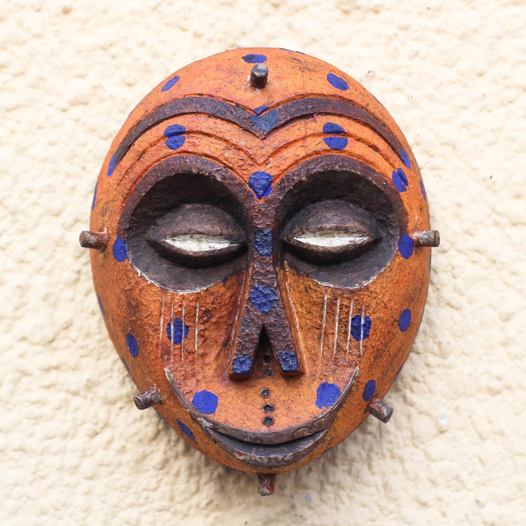 Burkina Faso-Style African Wood Mask from Ghana - Bobo Festival | NOVICA