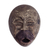 Máscara de madera africana - Máscara rústica africana de simio de madera de Sese de Ghana