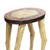 Wood accent table, 'Galloping Horse' - Horse-Themed Sese Wood Accent Table from Ghana