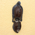 African wood mask, 'Tall Bird Head' - Bird-Themed African Wood Mask in Brown from Ghana (image 2b) thumbail