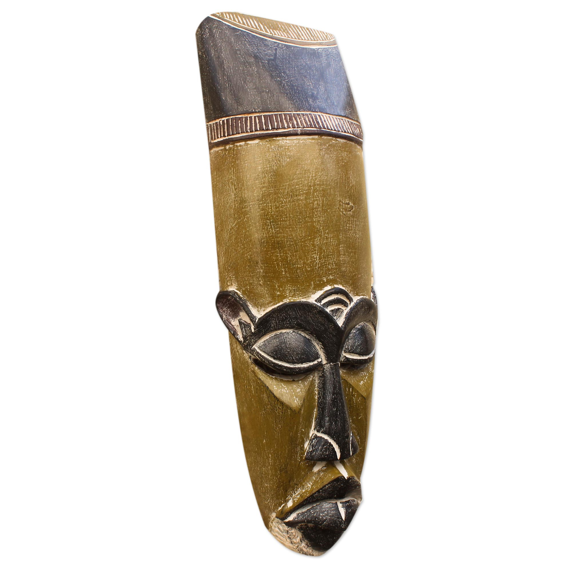 Frafra Tribe-Style African Wood Mask from Ghana - Frafra | NOVICA