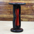 Wood accent table, 'Nkonsonkonson Pride' - Adinkra-Themed Sese Wood Accent Table from Ghana