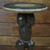 Wood accent table, 'Ga Woman' - Female Form Sese Wood Accent Table from Ghana