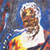 'Jazz Music I' - Signed Expressionist Painting of a Musician from Ghana (image 2b) thumbail