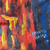 'Jazz Music I' - Signed Expressionist Painting of a Musician from Ghana (image 2c) thumbail