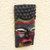 African wood mask, 'Colorful Rasta' - Rastafarian-Themed African Wood Mask from Ghana (image 2b) thumbail