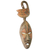 African wood mask, 'Sankofa Thoughts' - Sankofa-Themed African Wood Mask from Ghana (image 2d) thumbail