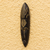 African wood mask, 'Nhrintia Face' - Diamond Pattern African Wood Mask Crafted in Ghana (image 2b) thumbail