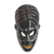 African wood mask, 'Fritete' - Hand-Carved African Sese Wood Mask in Black from Ghana