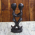 Wood sculpture, 'Biako Ye' - Hand-Carved Romantic Sese Wood Sculpture from Ghana thumbail