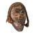 African wood mask, 'Dan Tribe' - Dan-Inspired Rustic African Wood Mask from Ghana (image 2d) thumbail
