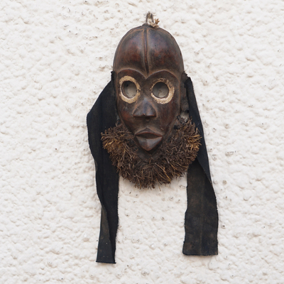 African wood masks, 'Dan Couple' (pair) - Dan-Style African Wood Masks from Ghana (Pair)