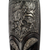 African wood mask, 'Dark Lobi' - Rhino-Themed African Sese Wood and Aluminum Mask from Ghana (image 2d) thumbail