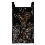 Cotton batik wall hanging, 'African Deer' - Deer Motif African Batik Wall Hanging